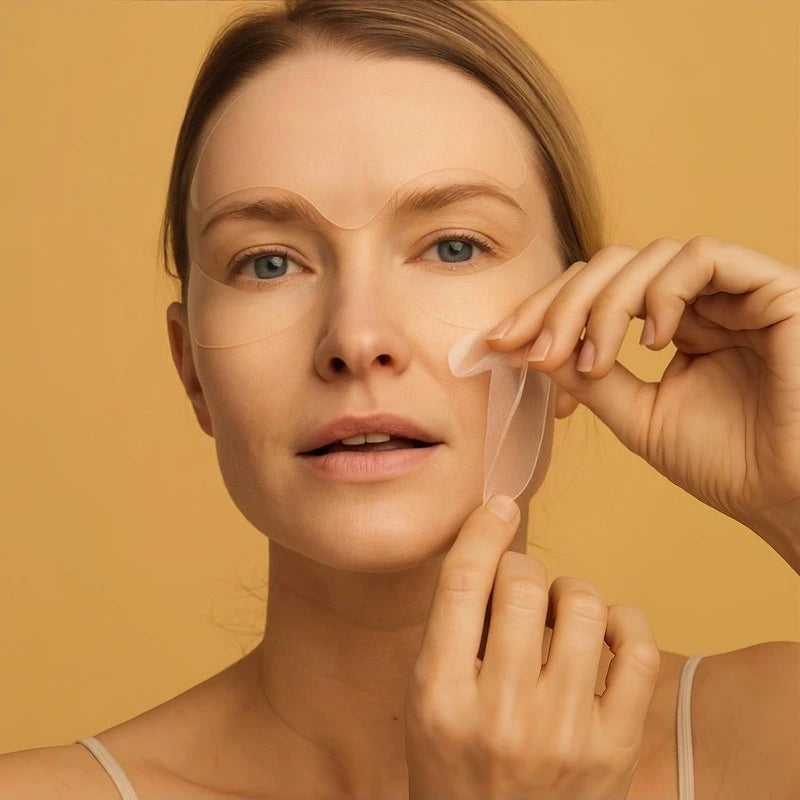 Kit Adesivos Antirrugas para realçar rosto, pescoço e busto - 11 adesivos